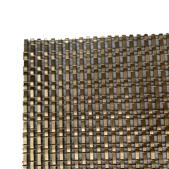 Ali Baba Merchandise High-quality Copper Metal Decorative Crimped Woven Mesh